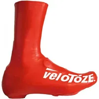 veloToze Überschuh 2.0 Lang XL Rot Fahrradüberschuh