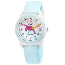Q&Q VS59J005Y 10 mm Silikonarmband Blau