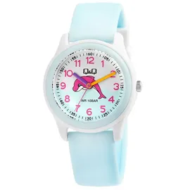 Q&Q VS59J005Y 10 mm Silikonarmband Blau