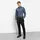 Olymp Herren Oberhemd Langarm 201814,Digitaldruck auf p/d Dobby,366 Level 5 Body fit (15.05.2015 - F16),Kent-Kragen,Marine 18,42 - 42