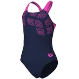 Arena Kikko Swim Pro Back Badeanzug Blau/Pink 140