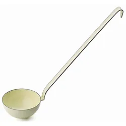 Riess Schöpflöffel Suppenkelle Ø8cm Emaille Classic Pastell Gelb