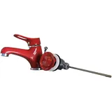 Wagner Waschtischarmatur Waschbecken Wasserhahn, Armatur, rot