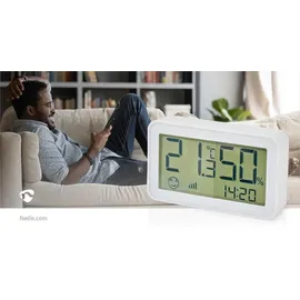 Nedis Smart Climate Sensor Weiß Zigbee 3.0