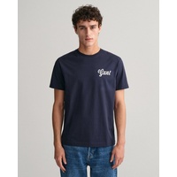 GANT SMALL GRAPHIC T-Shirt - Blau - XL,
