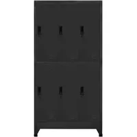 VidaXL Schließfachschrank Anthrazit 90x45x180 cm Stahl
