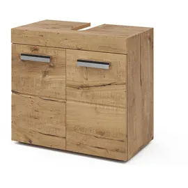 Vicco Waschbeckenunterschrank Luna Eiche Wotan, 60 x 56 cm