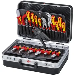 1St. Knipex 00 21 20 VDE Werkzeugkoffer Elektro TOP (Meisterkoffer) ABS-Koffer 2...