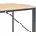 vidaXL Computertisch Schwarz und Eiche 120x60x73 cm