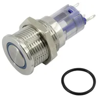 TRU Components 1303028 LAS2GQPF-11E/B/12V/S/P Vandalismusgeschützter Drucktaster 48 V/DC 2