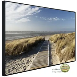 papermoon Infrarotheizung »EcoHeat - Dünen in Langeoog«, Matt-Effekt - bunt