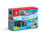 NINTENDO SwitchTM-Konsole (Neon-Blau/Neon-Rot) – Nintendo Switch Sports-Set + Online 12-monatige (365-tägige) Einzelmitgliedschaft