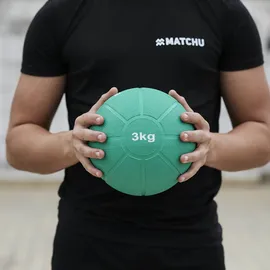 Matchu Sports Medizinball Grün 21 cm