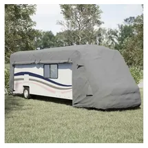 vidaXL Schutzhülle für Wohnmobil Grau 970x235x275 cm Vliesstoff