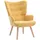 vente-unique Sessel VATELY Stoff 78 x 113 x 93 cm Senfgelb