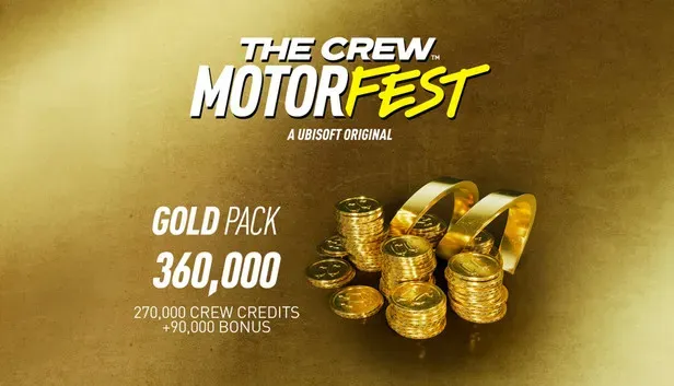 The Crew Motorfest Gold-Paket (360 000 Crew-Credits)