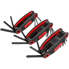 Amazon Basics Innensechskantschlüssel in mehreren Größen für leichte Heimwerkerarbeiten, metrisch, SAE, Torx, tragbare Handwerkzeuge für den gelegentlichen Gebrauch, mit kompaktem Aufbewahrungskoffer