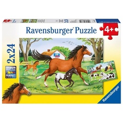 Puzzle Welt Der Pferde 2X24