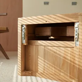 Tikamoon Waschtischunterschrank 120 x 0 x 0 cm Braun