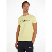 Tommy Hilfiger T-Shirt » LOGO TEE«, aus reiner, nachhaltiger Baumwolle Gr. L, yellow tulip, , 65693626-L