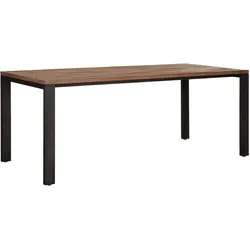 Esstisch Tracks aus recyceltem Teakholz, 200 cm