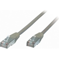 S-Conn Patchkabel, Cat. 5e SF/UTP 0.5m Netzwerkkabel Grau 0,5