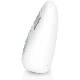 Alecto DBX120 Babyphone mit Full ECO-Modus und Display, weiß/bla