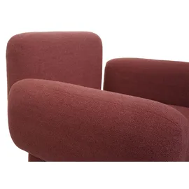 Mendler Lounge-Sessel HWC-L83 Bouclé 0 x 0 x 0 cm Altrosa höhenverstellbar