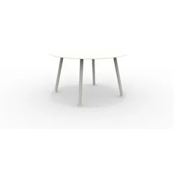Wetterfester Outdoortisch Verdea - rund Ø 130 cm ivory