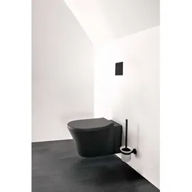 Ideal Standard Connect Air Wand-WC mit WC-Sitz Schwarz matt
