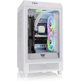 Thermaltake The Tower 200 Snow, weiß, Glasfenster (CA-1X9-00S6WN-00)