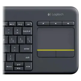 Logitech K400 Plus Wireless Touch Keyboard DNK/FIN/NOR/SWE schwarz