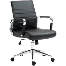 Svita Office Comfort Kunstleder Schwarz