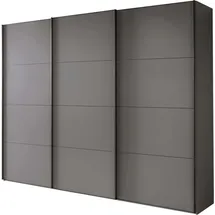 Wiemann Schwebetürenschrank Phoenix 246 x 236 x 67 cm Grau/Rot