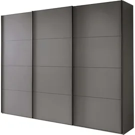 Wiemann Schwebetürenschrank Phoenix 246 x 236 x 67 cm Grau/Rot