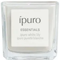 ipuro Essentials white lily Duftkerze 125 g weiß