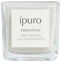 ipuro Essentials white lily Duftkerze 125 g weiß