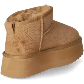 Liu•Jo LiuJo Damen Winterstiefeletten/ Ankle Boot JANE 01 Braun Rauleder Größe: 39 - Braun