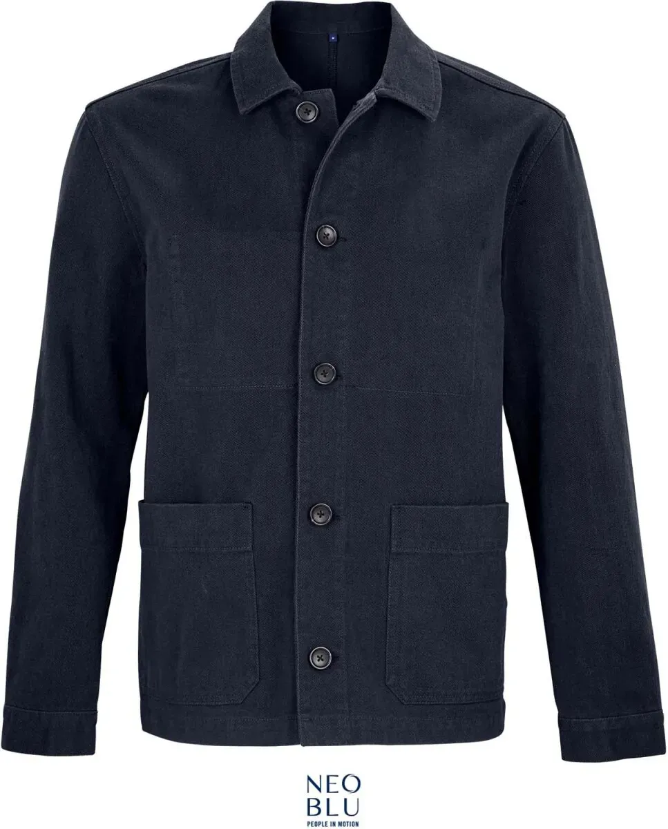 NEOBLU Herren Business Jacke Bundjacke Mael night blue L