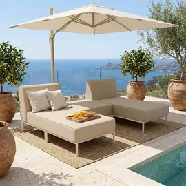 Oviala Loungesofa beige