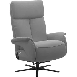 sit&more TV-Sessel Triple Seven Xtra large Polyester 86 x 111 x 86 cm grau mit Kopfteil- & Drehfunktion