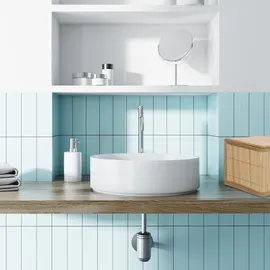 Relaxdays Aufbewahrungskorb 3er Set mit Deckel 33 x 26 x 15 cm braun