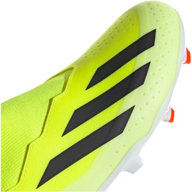 adidas X Crazyfast League Laceless Firm-Ground Fußballschuhe Kinder AEQ4 - tesoye/cblack/ftwwht 32
