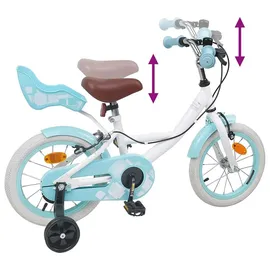 vidaXL Kinderfahrrad 12 Zoll weiß