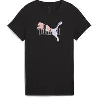 Puma Unisex ESS Logo LAB Tee T-Shirts, PUMA Black,