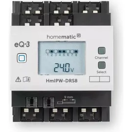 eQ-3 Homematic IP Wired Smart Home 8-fach-Schaltaktor HmIPW-DRS8