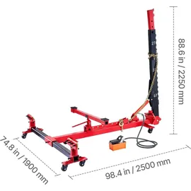 Vevor Wagenheber 3 t Stahl schwarz