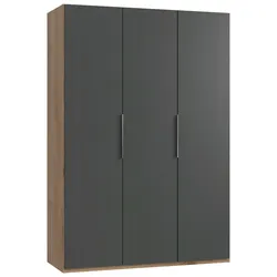 Drehtürenschrank Level 36A ca. 150x216x58cm Graphitfarben