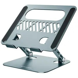 Conceptronic Laptop Halterung Faltbar/höhenverst./17\" grau"