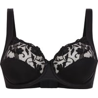 Felina Felina, Moments Bügel-BH Spitzenapplikation, für Damen, schwarz 95, C, Einzelpack)